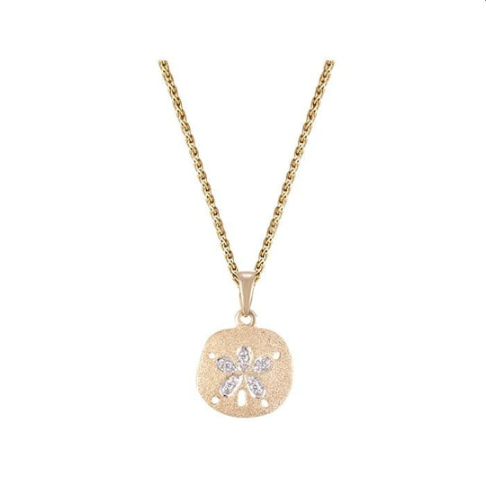 25mm 14k Sand Dollar Anhänger