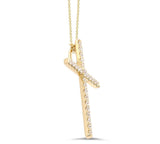 Signature Diamond Cross Halskette (3 Größen)