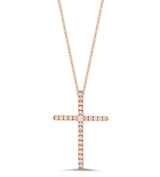Signature Diamond Cross Halskette (3 Größen)