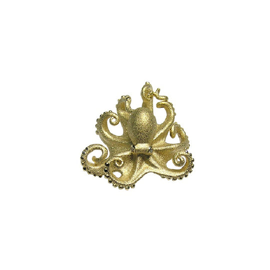 11mm 14K Gold Plumeria Dia mit Diamond