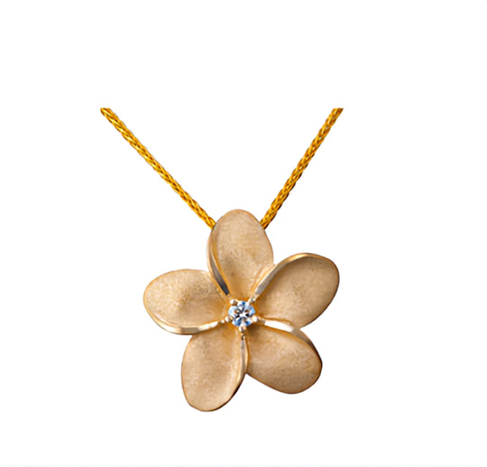 14K Gelbgold Blumenring