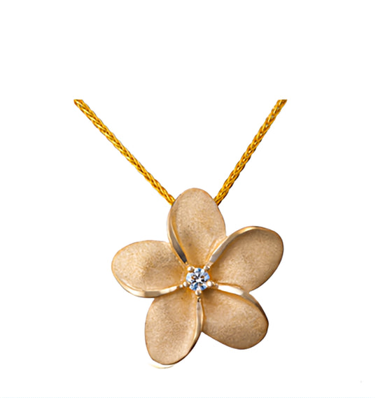 14K Gelbgold Blumenring