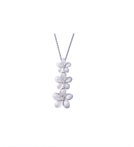 11mm 14K Gold Plumeria Dia mit Diamond