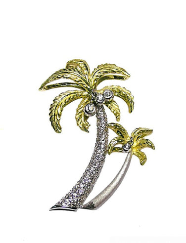 14K Gelbgold Hibiskus Ohrringe