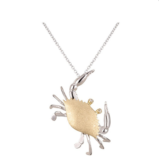 14K nörgeln Anhänger mit 30 Diamanten