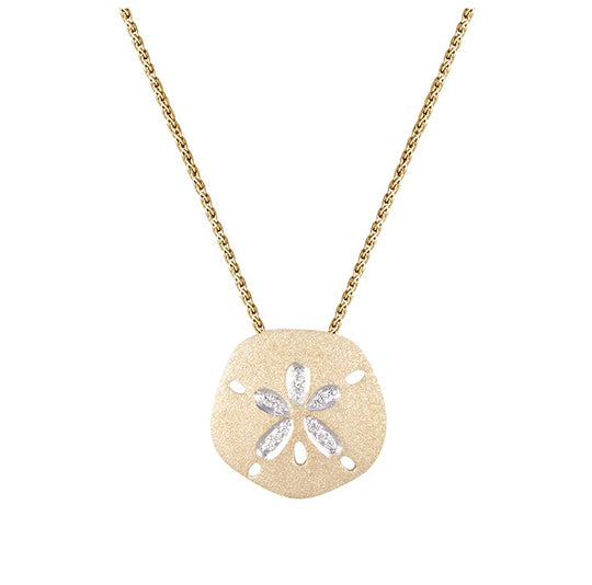 25mm 14k Sand Dollar Anhänger