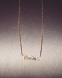 Custom Nameplate Necklace 1.4MM Chain