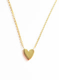 18K Gold Herz Halskette