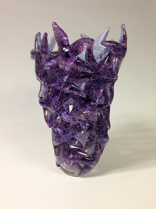 Lila Seestern Cluster Vase